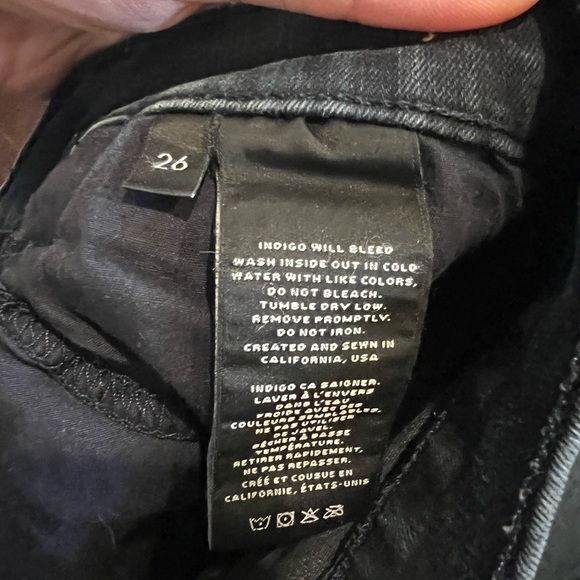 Jbrand navy Bardot skinny jeans size 26 - Picture 3 of 3